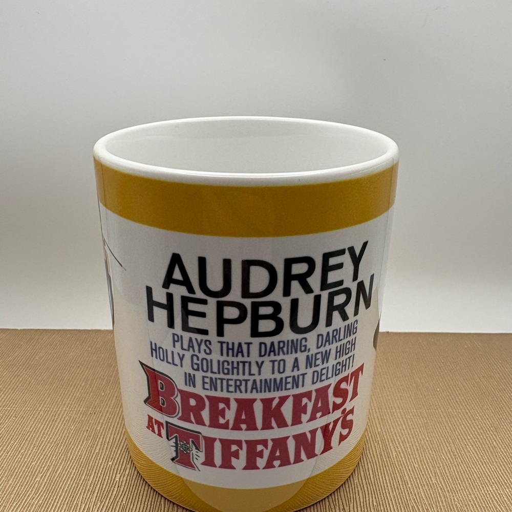 Chic Timeless Breakfast at Tiffany's Audrey Hepburn Coffee Mug 2013 12 Ounce